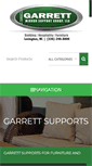 Mobile Screenshot of garrettsupports.com